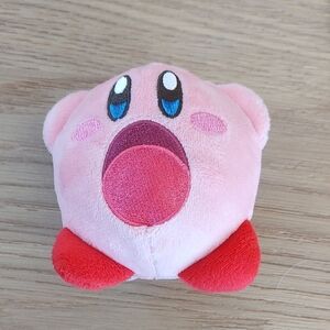 Kirby Plush Keychain "Kirby Of The Stars" Written On Tag In Japanese